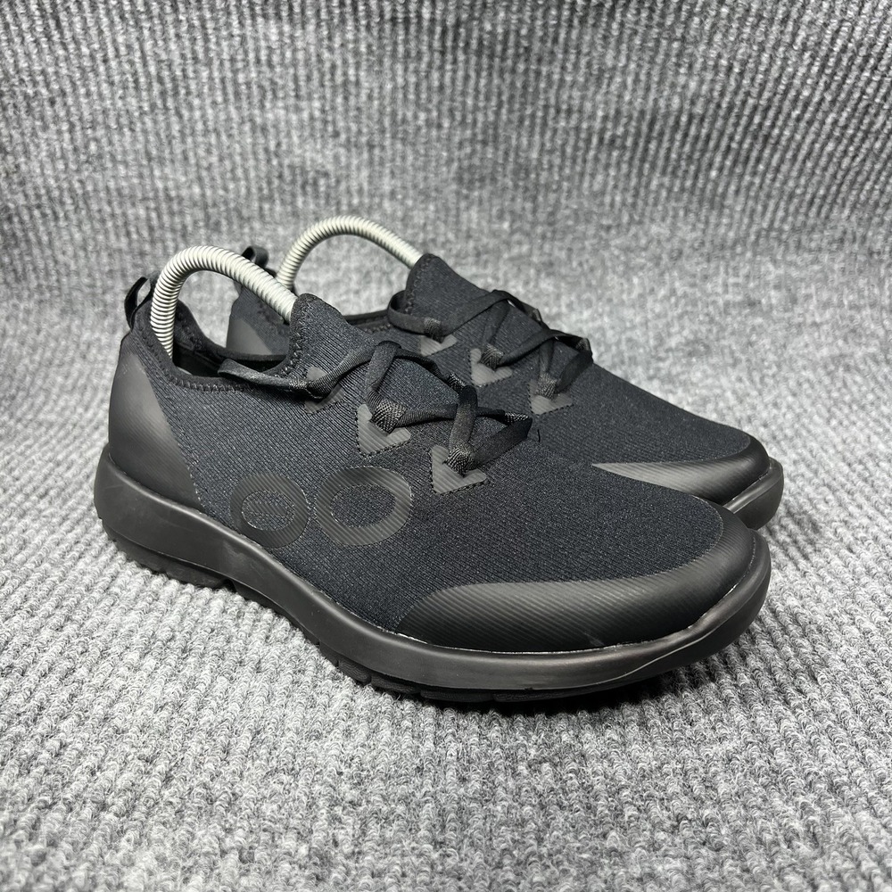 Oofos OOmg Sport LS Shoes Women's Size 9.5 Double Black Recovery Walking Shoes